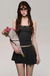 Gray striped knitted high-end suit slim and elegant